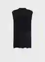 Vestido Hemin Negro Talla S Mujer Mango