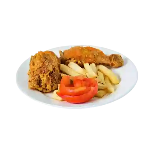 1/4 de Pollo Broaster
