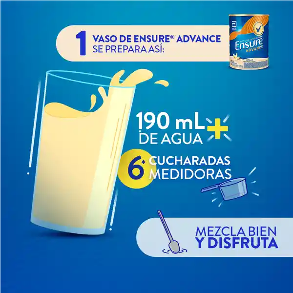 Ensure Advance Vainilla Con Proteína + Hmb Polvo