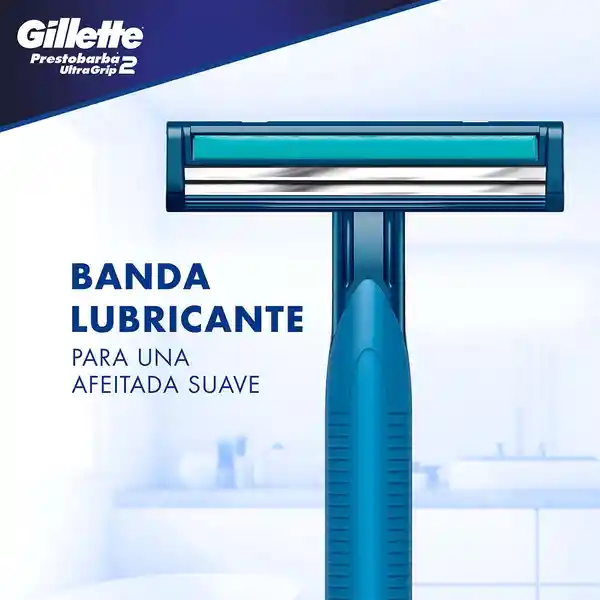 Gillette Máquina para Afeitar Prestobarba2 UltraGrip