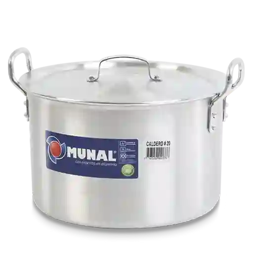 Munal Olla Aluminio Recortado 20 cm