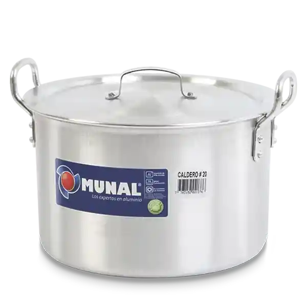 Munal Olla Aluminio Recortado 20 cm