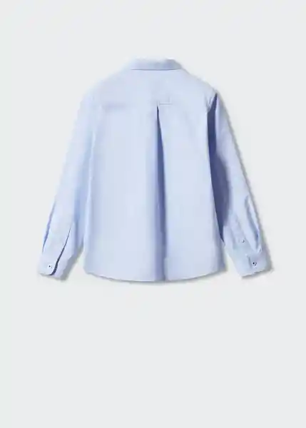 Camisa Oxford Celeste Talla 14 Niños Mango