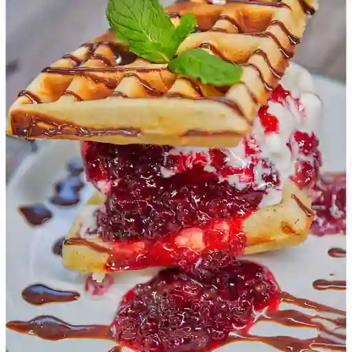 Vanilla Berry Waffles