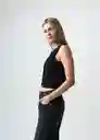 Chaleco Tejido Mujer Negro Ultraoscuro Talla S 583G002 Naf Naf