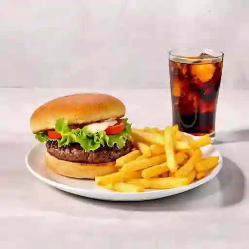 Combo Hamburguesa, Gaseosa, Papas 3