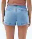 Short Mujer Azul Talla 8 359f001 Americanino