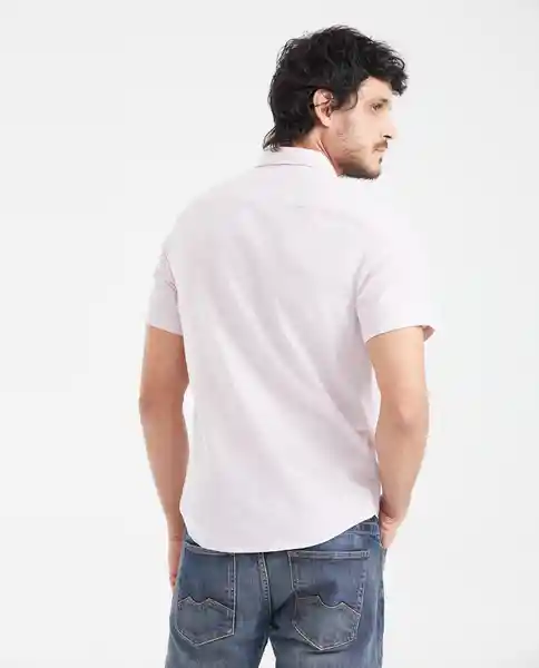 Camiseta Linen With Duck Rosa Malva Medio T. L Chevignon