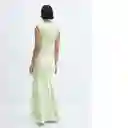 Vestido Lirio-a Verde Talla S Mujer Mango