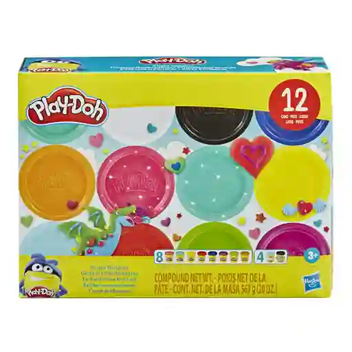   Play Doh  Masa Moldeable Core Brillantes Creaciones 