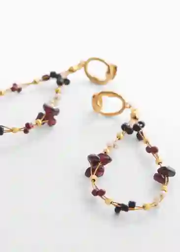 Pendientes Jordan Oro Talla 99 Mujer Mango