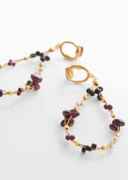 Pendientes Jordan Oro Talla 99 Mujer Mango