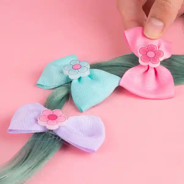 Set de Broches Para Cabello Serie Flower Monos Miniso