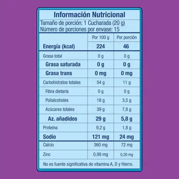 Leche condensada LA LECHERA FIT descremada x 300g