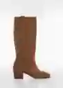 Botas Sarah Marron Talla 36 Niña Mango