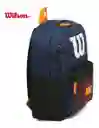 Wilson Morral Fusion Juvenil Unisex Azul Con Anaranjado