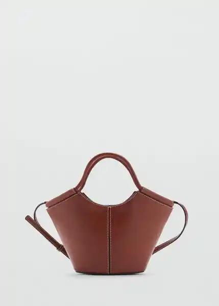 Bolso P Emilia Cuero Talla 99 Mujer Mango