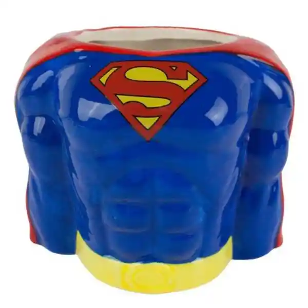 Mug Pocillo Vaso Superman En 3d