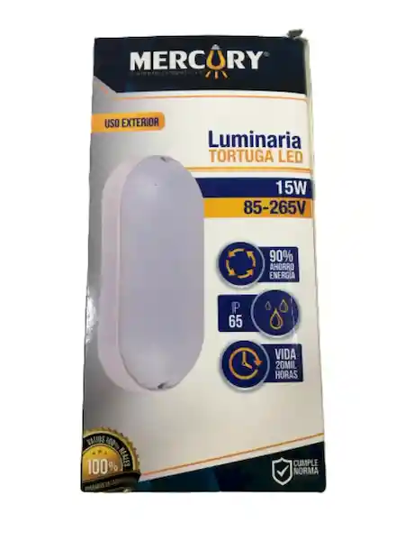 Mercury Lámpara Luminaria Tortuga Led 15W