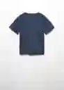 Camiseta Basic6 Navy Talla 14 Niños Mango