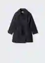Abrigo Enola Negro Talla 14 Niña Mango