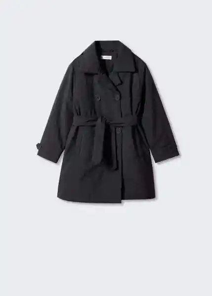 Abrigo Enola Negro Talla 14 Niña Mango