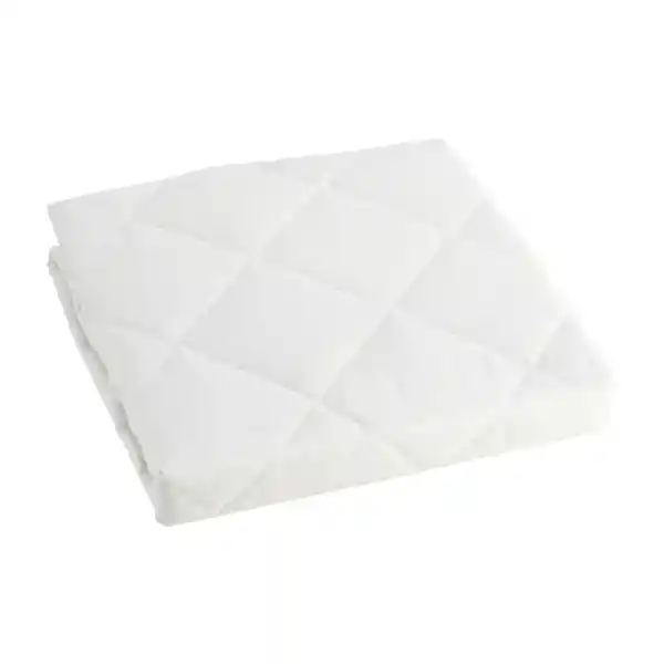 Casaideas Cubrecolchón Impermeable Para Cuna Blanco Diseño 0001