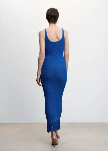 Vestido Jaia Azul Talla S Mujer Mango