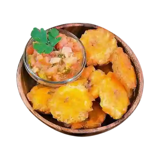 Patacones con Guacamole X6