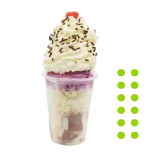 Vaso con Queso y Chantilly 16 Oz