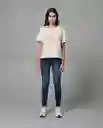 Camiseta Mujer Beige M 202G106_BEI141209 Rifle