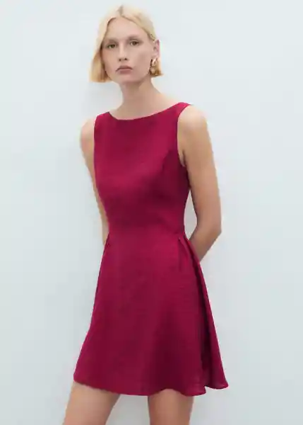 Vestido Sea2 Rojo Talla S Mujer Mango