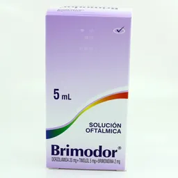 Brimodor Solución Oftálmica (20 mg / 5 mg / 2 mg)