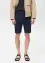 Bermuda Gracia Navy Talla 42 Hombre Mango