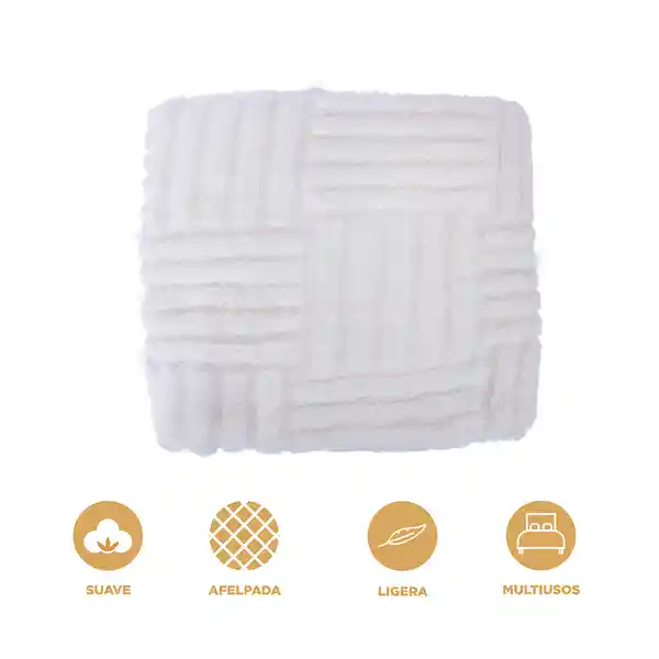 Manta Jacquard Beige Miniso