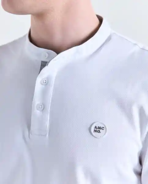 Polo Hombre Blanco Talla M 809G010_BLA110601 Americanino