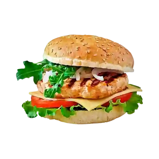 Hamburguesa tradicional de pollo