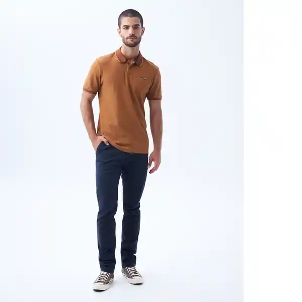 Camiseta Hombre Café Talla XS 802F004 Americanino