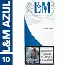 L&M Blue​ x 10 Cigarrillos