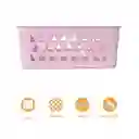 Cesta de Almacenamiento Pequeña Serie Rosa Miniso