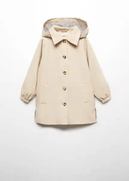 Chaqueta Eulalia Beige Talla 08 Niñas Mango