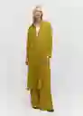 Vestido Tulipa-A Oliva Talla XS Mujer Mango