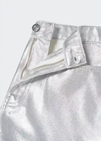 Short Silver Plata Talla 20 Mango Teen Girl Mango