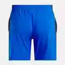 Reebok Pantaloneta Para Correr Running de Hombre Azul Talla M