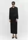 Falda Julien-W Negro Talla XS Mujer Mango