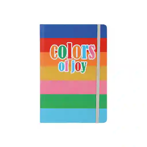 Cuaderno de Tapa Dura A5 de la Serie Rainbow 80 Hojas Miniso