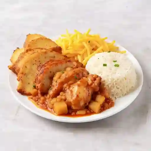 Bandeja con Pollo