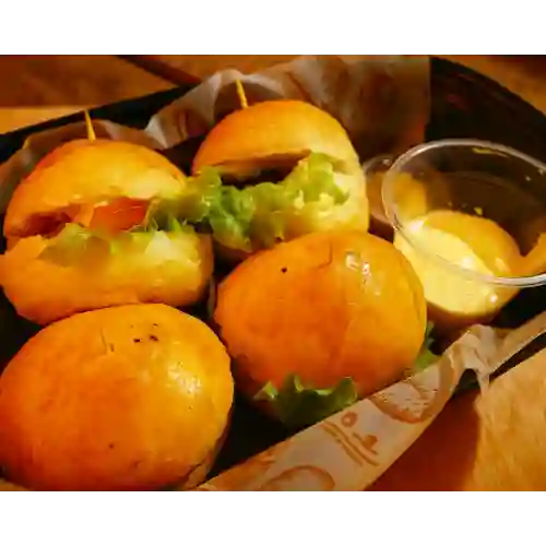 Mini Hambruguesas por 8 Unidades