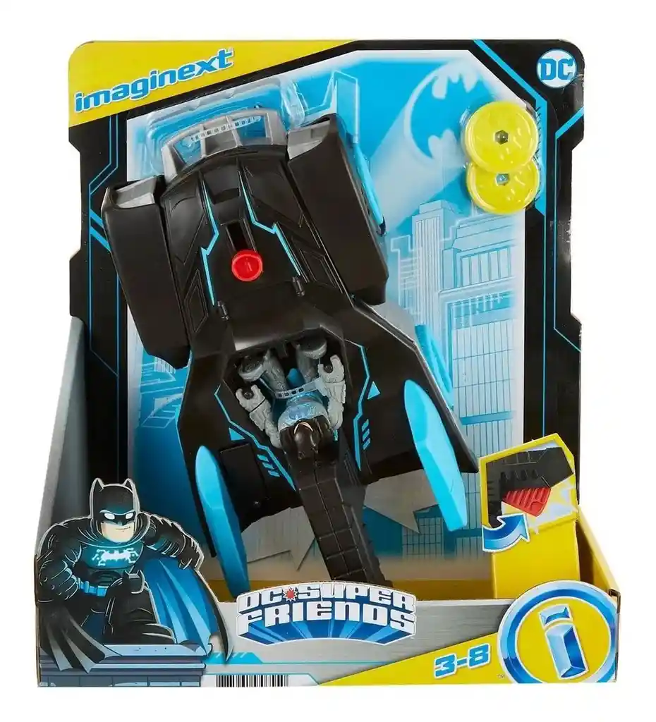 Imaginext F-p Imx Batimóvil Bat-tech Gwt24