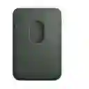 Apple Cartera de Trenzado Fino Magsafe Para iPhone Verde Perenne